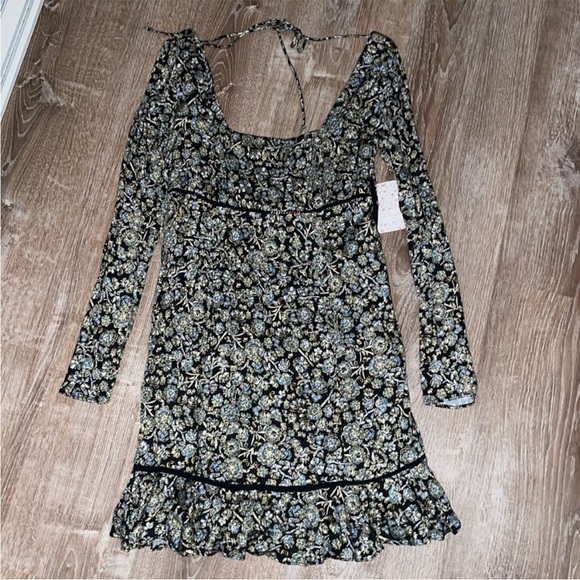 NWT Free People Bohemian Mini Dress - Picture 5 of 6
